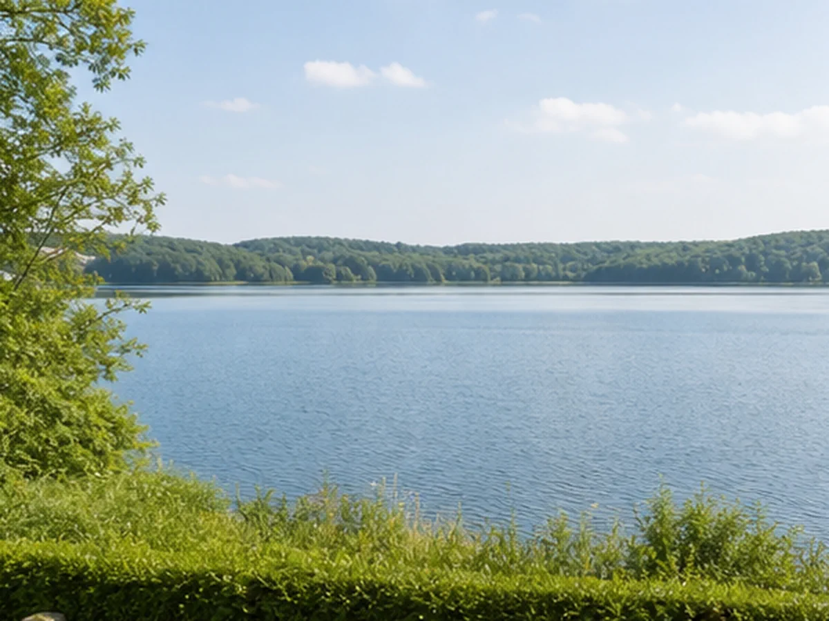 Grundstücksfläche an einem deutschen See